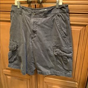 MENS NAVY CARGO SHORTS